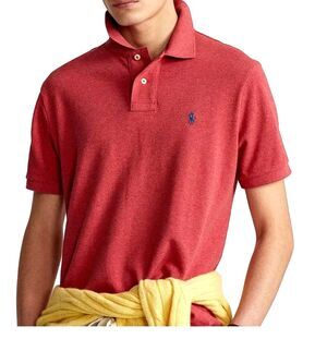 Polo Ralph Lauren Classic Fit Polo Mens M Red Pink Cotton Logo